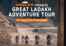 KTM Great Ladakh Adventure  Tour from Aug 21