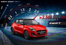 Swift clocks cumulative sales of 2.5 million units