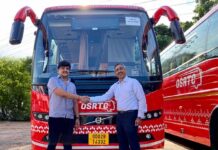 Volvo delivers 10 coaches to OSRTC