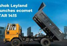 Ashok Leyland launches ecomet STAR 1415
