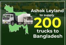 Ashok Leyland to supply 200 trucks to Bangladesh