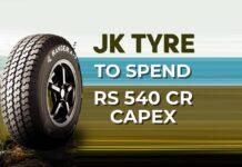 JK Tyre to spend Rs 540 cr capex