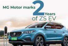 MG Motor marks Two Years of ZS EV
