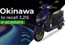 Okinawa to recall 3,215 e-scooters