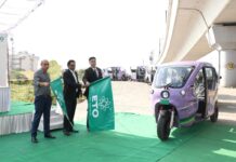 Delhi Metro rolls out 45 e-autos at Kalkaji station