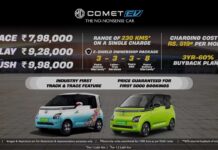 MG Motor India launches Comet EV in three variants – Pace, Play, and Plush