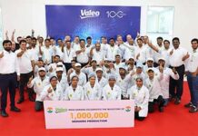 Valeo celebrates one million ultrasonic sensors production at Sanand