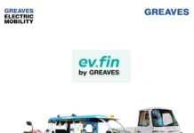 Greaves Finance Ltd introduces “evfin”, an innovative platform for EV financing