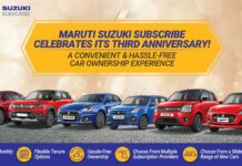 Maruti Suzuki Subscribe celebrates third anniversary