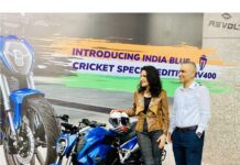 Revolt Motors unveils India Blue – Cricket Special Edition Electric Bike
