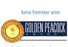 Sona Comstar wins Golden Peacock Award 2023 for Excellence in Corporate Governance