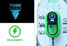 Tork Motors, Bolt.Earth join hands for charging points infrastructure