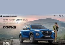 Maruti Suzuki FRONX SUV achieves 1 lakh sales milestone in just 10 months