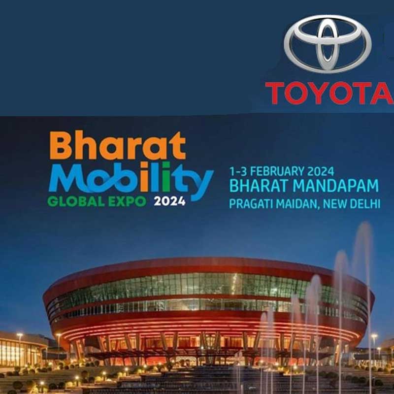 Toyota to showcase Electric and Hybrid Vehicles at Bharat Mobility ...