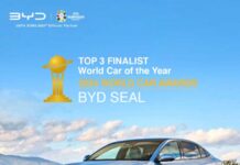 BYD shortlisted in the top three for the 2024 World Car Awards