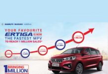 Maruti Suzuki Ertiga crosses 1 million unit sales milestone