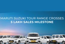 Maruti Suzuki TOUR range hits 5 lakh sales milestone