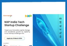 NXP Semiconductors with Startup India brings 4th season of NXP India Tech Startup Challenge