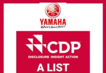 Yamaha Motor recognized with highest score from CDP for transparency on climate change