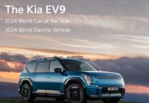 Kia EV9 secures double win at the 2024 World Car Awards