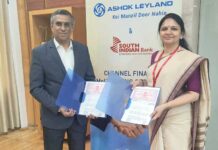 South Indian Bank signs MOU with Ashok Leyland Limited for Dealer Financing