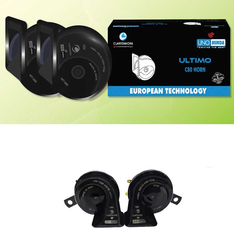 Uno Minda introduces C80 trumpet horn with European Technology from Carlton in India