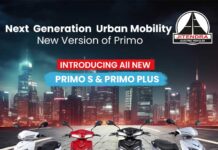 Jitendra EV introduces new variants of PRIMO at INR 79,999/-