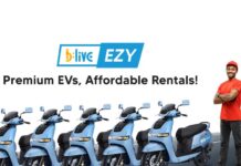 Blive unveils game-changing BLive EZY EV Rental Program