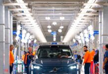 Volvo Cars starts production of fully electric EX90 SUV