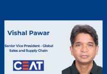 CEAT names Vishal Pawar as Senior Vice President – Global Sales and Supply Chain