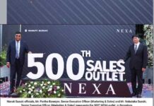 Maruti Suzuki inaugurates 500th NEXA sales outlet