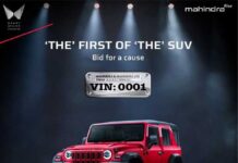 Mahindra’s First ‘THE’ SUV: Thar ROXX set for online auction to support charity