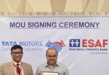Tata Motors signs MoU with ESAF Small Finance Bank for commercial vehicle financing