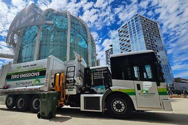 Hyzon secures first Hydrogen Fuel Cell Electric Refuse Truck order in