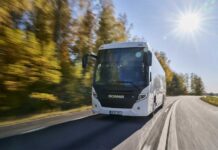 Scania Touring LBG/LNG wins Sustainable Bus Award 2025