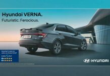 Hyundai unveils the Futuristic and Ferocious VERNA, featuring a Sporty New Rear Spoiler and Bold Amazon Grey Color
