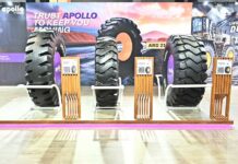 Apollo Tyres launches radial tyres for backhoe loaders and defence applications at BAUMA ConExpo India