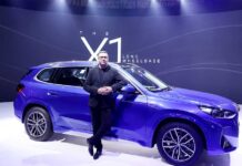 The first-ever “Made in India” BMW X1 Long Wheelbase All Electric makes its debut in India