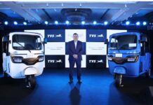 TVS Motor Company launches India’s first, bluetooth connected, E3W – TVS King EV MAX