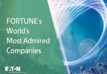 Eaton recognized as one of FORTUNE’s Most Admired Companies for the 8th consecutive year