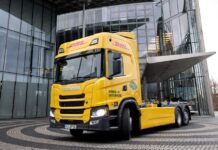 Scania and DHL to test electric truck with fuel-powered range extender