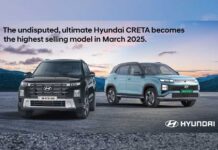 The undisputed Hyundai CRETA becomes India’s top-selling car in March 2025