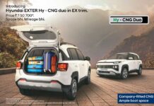 Hyundai launches New EXTER Hy-CNG Duo EX Variant at ₹7.5 Lakh