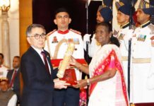 Hon’ble President of India Posthumously Awards Padma Vibhushan to Mr. Osamu Suzuki