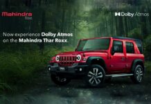 Mahindra Thar ROXX introduces Dolby Atmos for a premium in-car audio experience