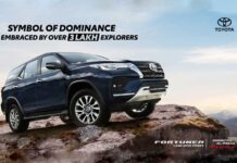 Toyota Fortuner and Legender achieve landmark milestone of 3-lakh sales in India