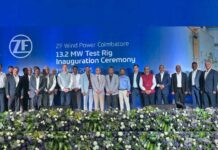 ZF Wind Power unveils India’s largest 13.2 MW Test Rig for Gearboxes and Powertrains