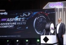 Apollo Tyres launches Aspire 5: Ultra-High Performance Tyre for the Global Luxury Car Market