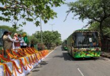 Hon’ble Prime Minister flags off 200 PMI Electric Buses on World Environment Day