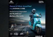 Ampere Nexus now offers 5-year battery warranty and attractive financing options